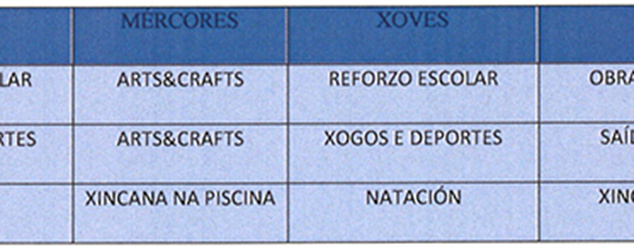 Anuncio dos Campamentos de verán 2016 en Quiroga