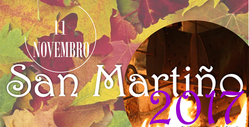 Anuncio do cartel do San Martiño 2017 no Concello de Quiroga