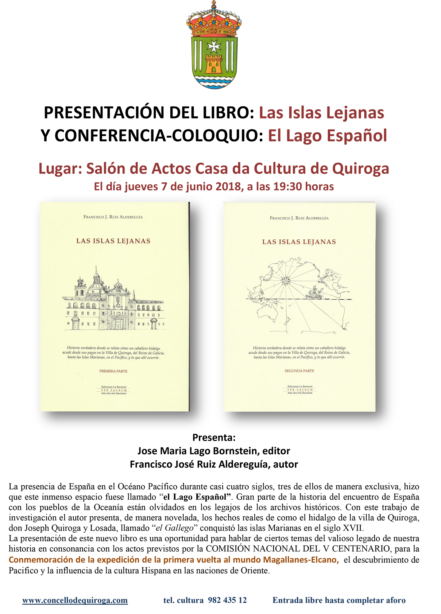 Presentación del libro «Las Islas Lejanas»