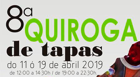 Cartel do oitavo concurso «Quiroga de Tapas»