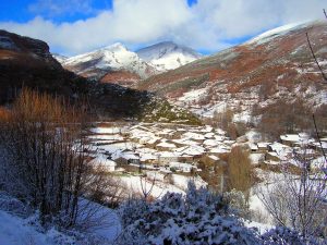 Aldea de A Seara en invierno