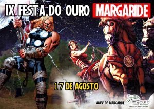 Cartel de la IX Fiesta del Oro en Margaride