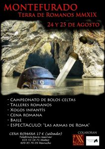 Cartel de Montefurado tierra de romanos