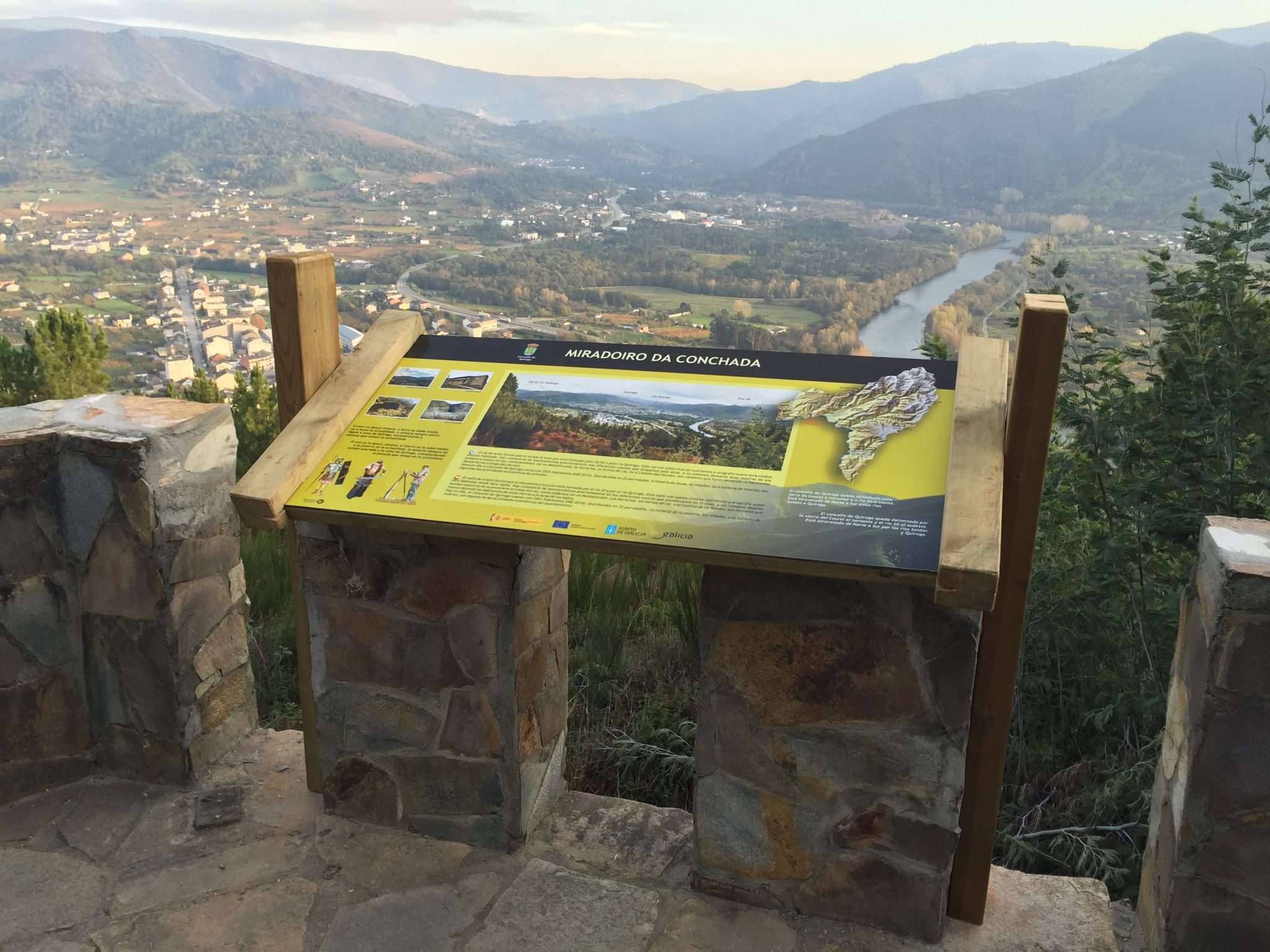 Mirador de A Conchada en San Martiño